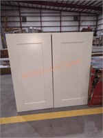 30"W×15"D×30"H White Wall Cabinet