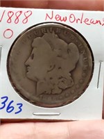 1888 O US morgan silver dollar New Orleans