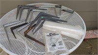 14 SHELF BRACKETS - ROLL OF PLASTIC- PKG OF SNAP