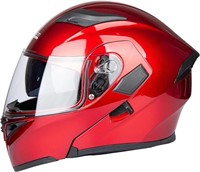 Full Face Motorcycle Helmet Dual Visor Sun Shield)