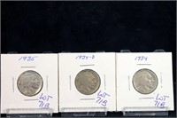 (10) Buffalo Nickels -