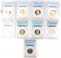 Coin 9 Certified PCGS Washington Quarters