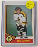 1974-75 OPC Phil Esposito Card