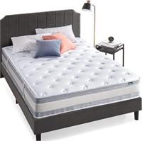 12In Cooling Gel Memory Foam Hybrid Mattress, Full