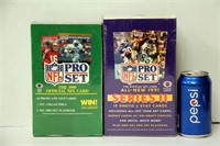 1990 & 1991 Sealed Pro Set NFL Card Boxes
