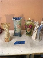 Bavarian Pot,Large Vase, Figiurine, Angel