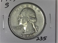 1953-S Washington Quarter