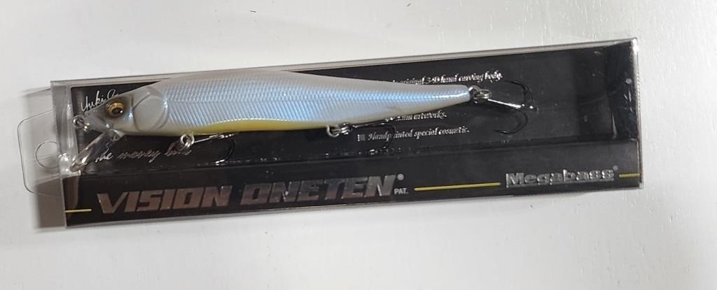 Megabass Vision 110 French Pearl Ob WITH HOOK