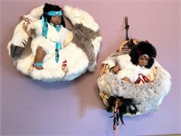 Doll Basket Wall Hanging Display