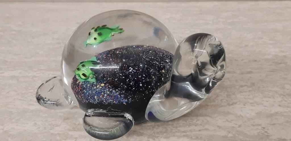 Blown Glass Turtle, so cute