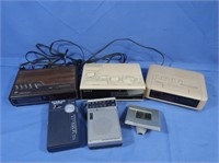 Vintage GE Transistor Radio, Sony Dream Machines
