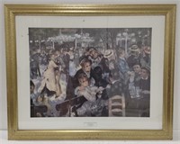 (Z) "Renoir Moulin de la Galette" Framed Print