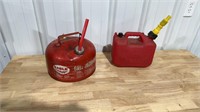 2 small Gas Cans