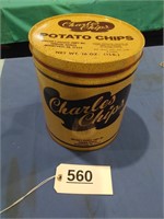 Charles Chips Potato Chip Tin