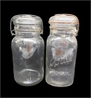 Vintage Quart Mason Jars