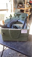 Coleman cooler with zip line handle and wire