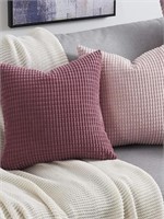 4 Topfinel Pink Room Decor Throw Pillow Covers