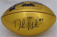 Deshaun Watson Autographed Wilson Gold  Football