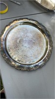 Oneida silver tray