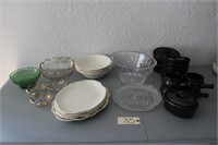 bowls, serving platters