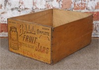 Antique Ball Fruit Jars wood packing crate, with