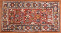 Unusual antique Gendje rug, approx. 3.8 x 6.7