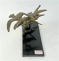 SIGNED BRUCE GARNER BRONZE SCULPTURE