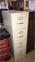 Four drawer standard size file cabinet by Hon, 52