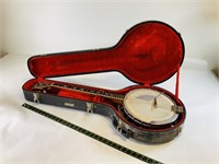 Custom Made Jany Banjo Signed by Eddie Peabody