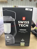 Swiss tech Bluetooth speaker and lantern