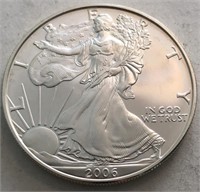 2006 UNC America Silver Eagle Dollar