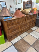 Large Rustic Wooden Dresser
