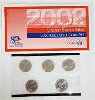 2002 United States Mint Uncirculated Quarters Set