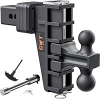 GWTAUTO Dual-Ball Adjustable Hitch  6 Drop