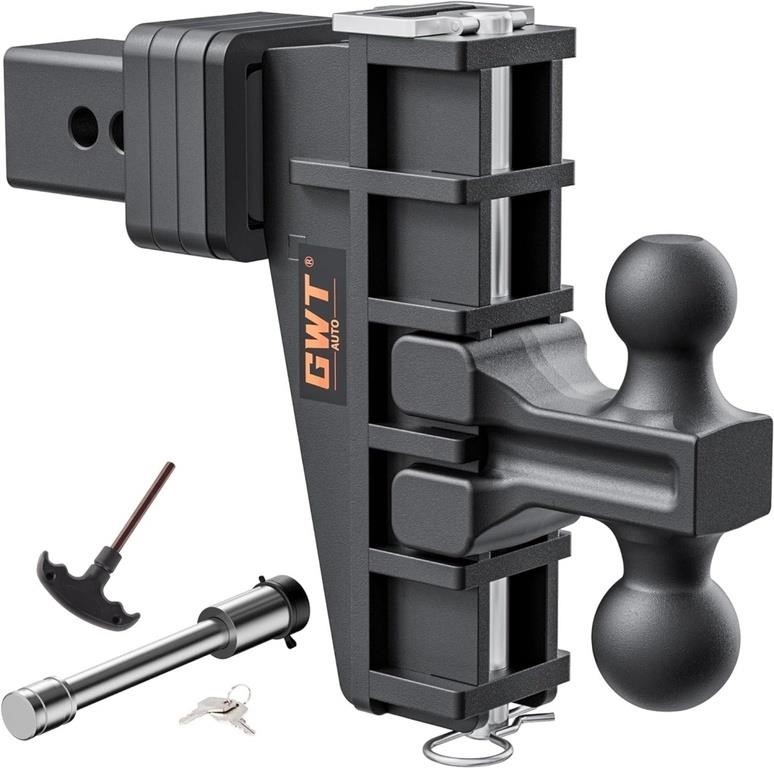 GWTAUTO Dual-Ball Adjustable Hitch  6 Drop