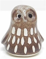 STRAWBERRY HILL CANADIAN POTTERY OWL FIGURINE