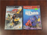 2 PLATSTATION 2 VIDEO GAMES (ATV/NEMO)