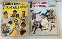 1958 & 1959 Who's Who in Sports Magazines