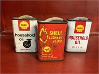 3 X 4FL OZ SHELL HOUSE HOLD OIL AND LIGHTER