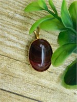 BANDED AGATE PENDANT ROCK STONE LAPIDARY SPECIMEN