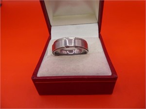 Stainless Steel Spinner Band Size 9.5
