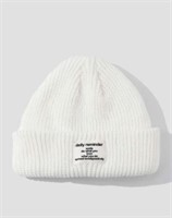 Warm beanie hat with detailed treatment letter for