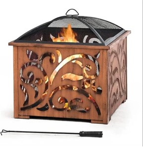 CUSILAND LARGE HEAVY DUTY OUTDOOR 26 IN. FIRE PIT