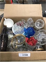 Assorted dishes, glassware