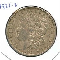 1921-D Morgan Silver Dollar