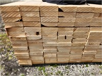 1 Lot Bunk 128 boards, 2" x 6” x 8’ Port Orford