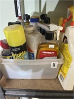 Miscellaneous car and home chemicals