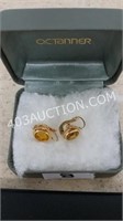 Yellow Gold 750kt Ladies Earrings with Lever Back