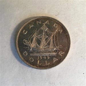 CANADIAN 1949 SILVER DOLLAR