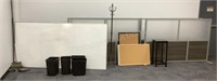 Partitions, Dry Erase Board, & Coat Rack